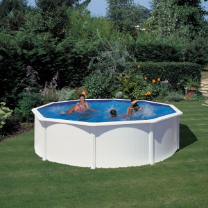 Canadian steel pool round Ø460 x 120 cm BORA BORA GRE 2