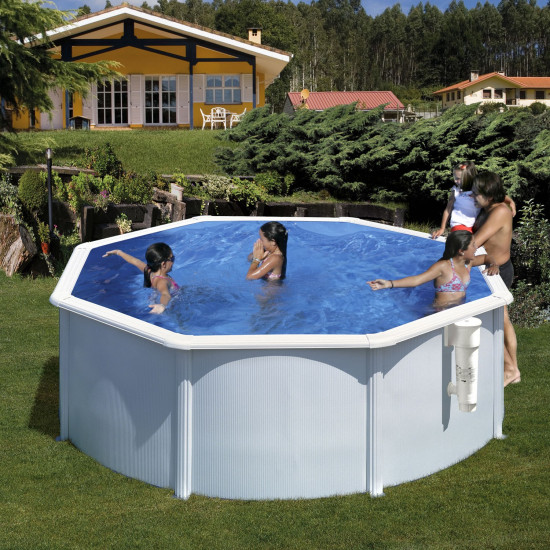 Canadian steel pool round Ø240 x 120 cm BORA BORA GRE