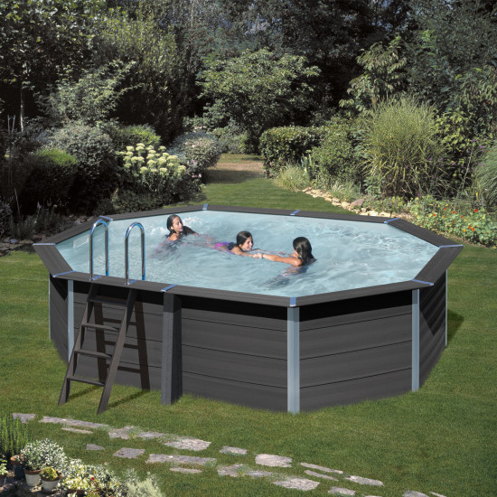 Oval composite pool 524 x 386 cm x 124 cm AVANTGARDE GRE
