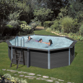 Oval composite pool 524 x 386 cm x 124 cm AVANTGARDE GRE