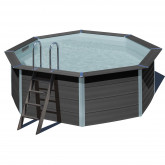 Round composite pool ø 410 cm x 124 cm AVANTGARDE GRE