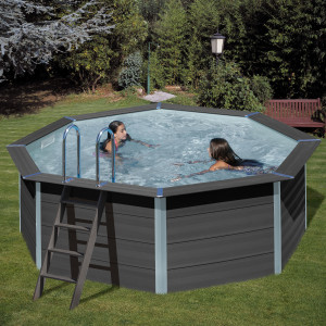 Round composite pool ø 410 cm x 124 cm AVANTGARDE GRE 2