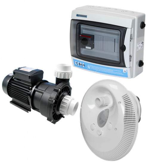 Przeciwprąd do basenu PULSAR JET 70m3/h 2,2kW 230V z oświetleniem LED