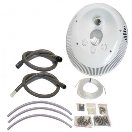 Counterflow niche to be embedded in concrete  with LED lighting