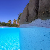 Pool membrane AQUASENSE White Riviera 165 cm wide CGT ALKOR