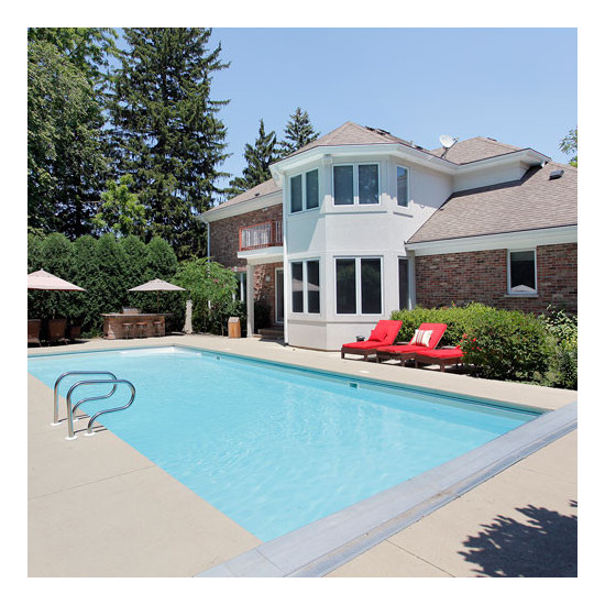 Light Grey PF 3000 pool stair membrane 165 cm wide CGT ALKOR