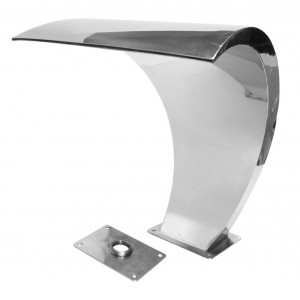 BALI 500 mm glossy stainless steel AISI 316L spout for salt water 2