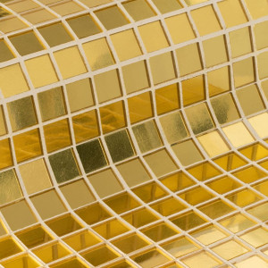 Mozaika basenowa szklana Ezarri, seria Gold, kolor Gold EZARRI