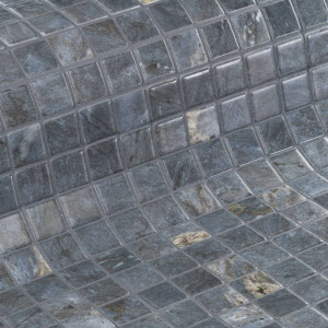 Ezarri glass pool mosaic, ZEN series, colour DOLRITEE EZARRI