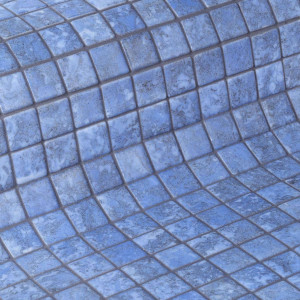 Ezarri glass pool mosaic, ZEN series, colour BLUESTONE EZARRI
