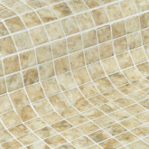 Ezarri glass pool mosaic, ZEN series, colour SANDSTONE EZARRI