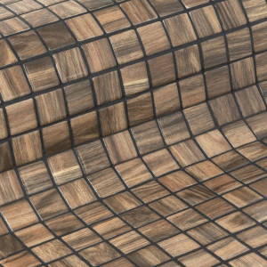 Ezarri glass pool mosaic, ZEN series, colour PALISANDRO EZARRI