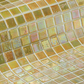 Ezarri glass pool mosaic, IRIDESCENT series, colour AMBAR EZARRI