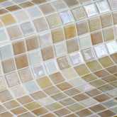 Ezarri glass pool mosaic, IRIDESCENT series, colour SAHARA EZARRI