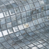 Ezarri glass pool mosaic, GEMMA series, colour HEMATITE EZARRI