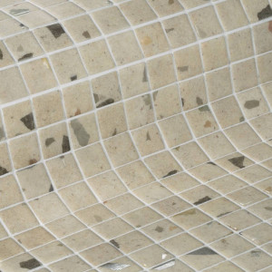 Mozaika basenowa szklana Ezarri, seria TERRAZZO, kolor CLAY EZARRI