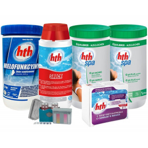 Zestaw startowy chemii basenowej 6w1 HTH