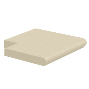 Pool edge stone, outside corner white TORO