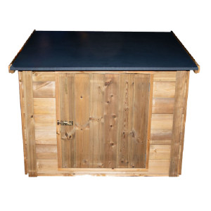 Technology chest for wooden pool with tin roof PROFFESIONAL LUX ABATEC
