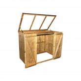 Wooden technical room with opening roof 200 cm ABATEC