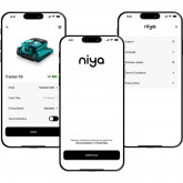 Automatic Cordless Robotic Swimming Pool Cleaner NIYA TRACKER 55