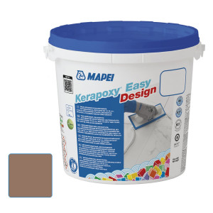 Epoxy grout 3kg BROWN 142 Kerapoxy Easy Design Mapei