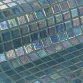 Ezarri glass pool mosaic, IRIDESCENT series, colour JADE EZARRI