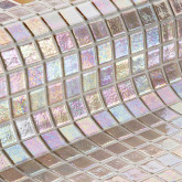 Ezarri glass pool mosaic, IRIDESCENT series, colour NACAR PEARL EZARRI