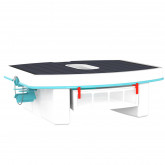 Skimmer pool robot SKIMMI cleans mirror and water line DOLPHIN