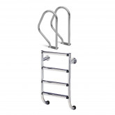 Divided pool ladder 5-step stainless steel 316 TEBAS