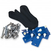 Mounting kit for solar pool membrane to the reel MEGAPOOL