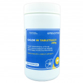 Chlor do basenów w tabletkach (mikrokapsułki pelargonii) 200g 1kg POOLSYSTEM