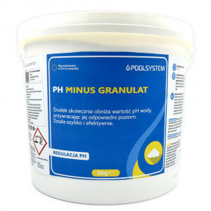 pH minus do basenów w granulacie 5 kg POOLSYSTEM