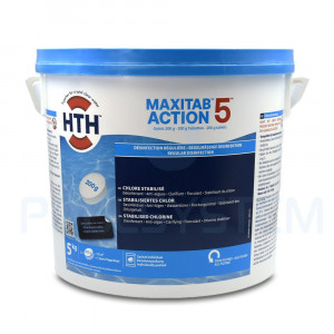 Wielofunkcyjne tabletki do basenu 200g 5KG HTH