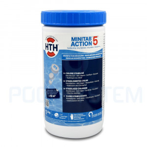 Wielofunkcyjne tabletki do basenu 20g 1,2KG HTH