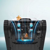 AIPER SCUBA N1 wireless automatic pool cleaner cleans the bottom, walls and waterline.
