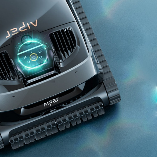 AIPER SCUBA X1 wireless automatic pool cleaner cleans the bottom, walls and waterline.
