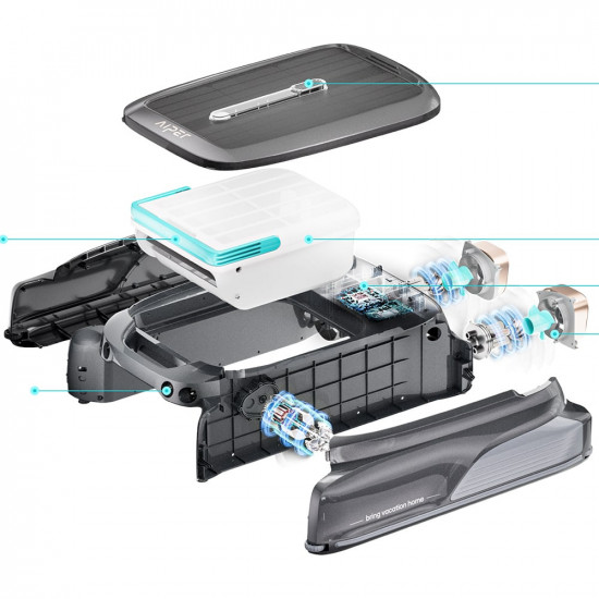 SURFER S1 skimmer pool robot cleans the water surface AIPER
