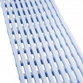 Overflow gutter grate for swimming pools with a longitudinal pattern, double connection, 195 mm x 22 mm ASTRAL POOL