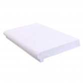 Pool edge stone, straight with nose, white TORO