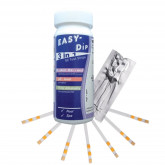 3-in-1 strip tester for swimming pools, checking pH, alkanity and active oxygen levels WATER I.D.