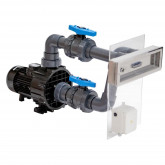 JET SWIM ATHLETE counter-current system for swimming pools, 84 m3/h, 400V BRAVUS pump, Piezo button PAHLEN