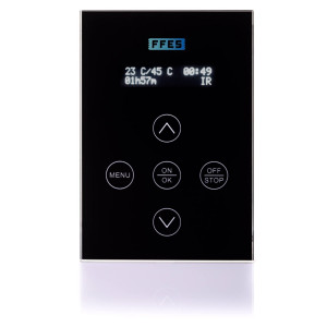 Z series sauna controller for heaters up to 15 kW Black WiFi FFES