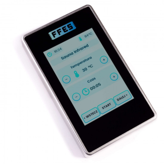 C series sauna controller for heaters up to 9 kW White FFES