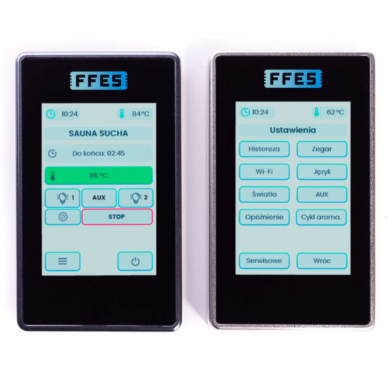 C series sauna controller for heaters up to 9 kW White WiFi FFES