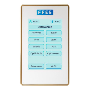 C series sauna controller for heaters up to 30 kW White FFES