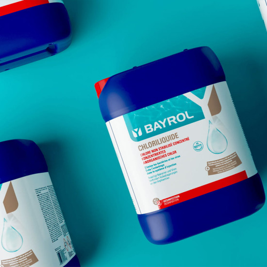Chlor w płynie do basenu CHLORILIQUIDE 20KG BAYROL