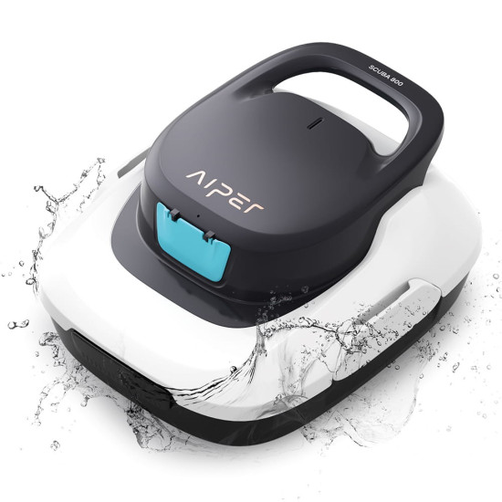 AIPER SCUBA SE wireless automatic pool cleaner cleans the bottom