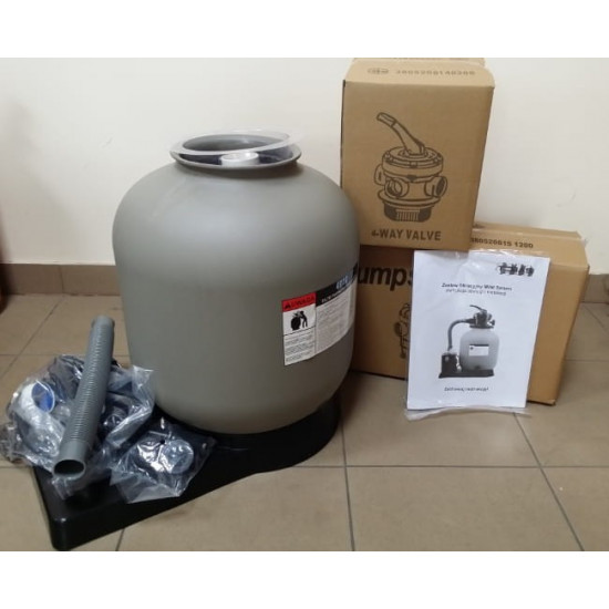 Filter set for garden pool 30m3 350mm 7m3/h SATURN MINI TEBAS