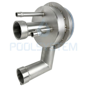 Installation kit / Stainless steel counter-current niche for the swimming pool HURAGAN 2
